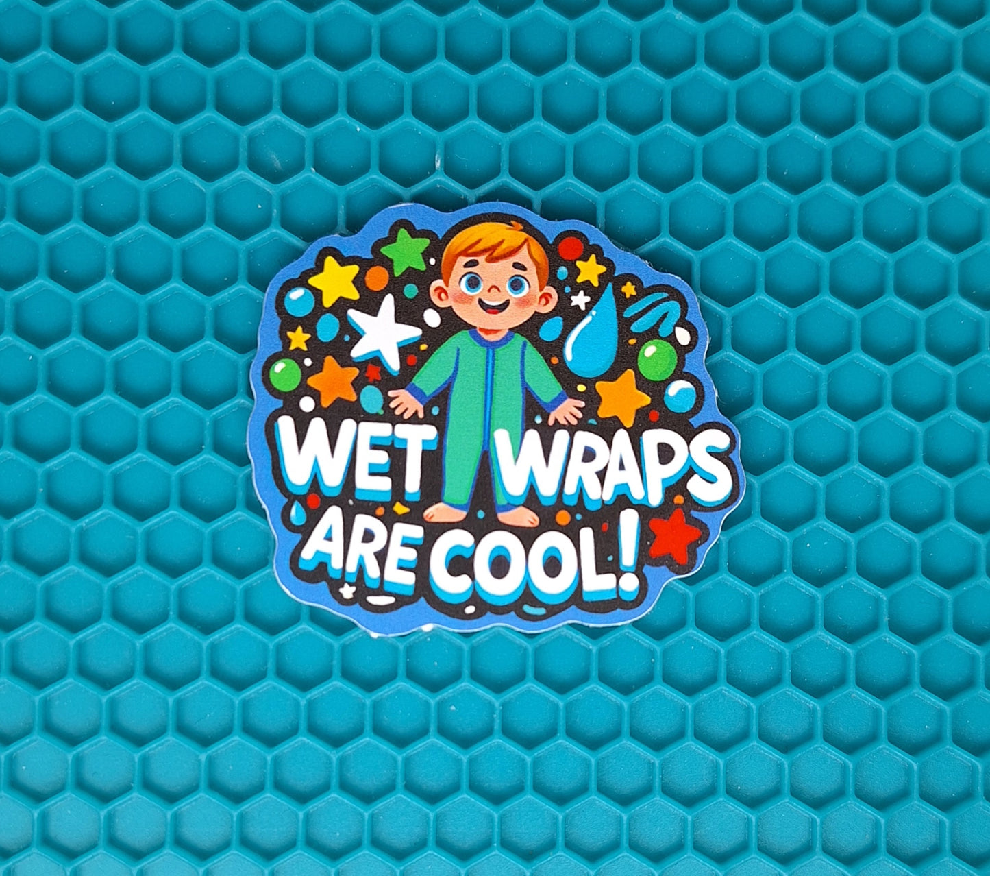 Wet Wraps Are Cool Sticker