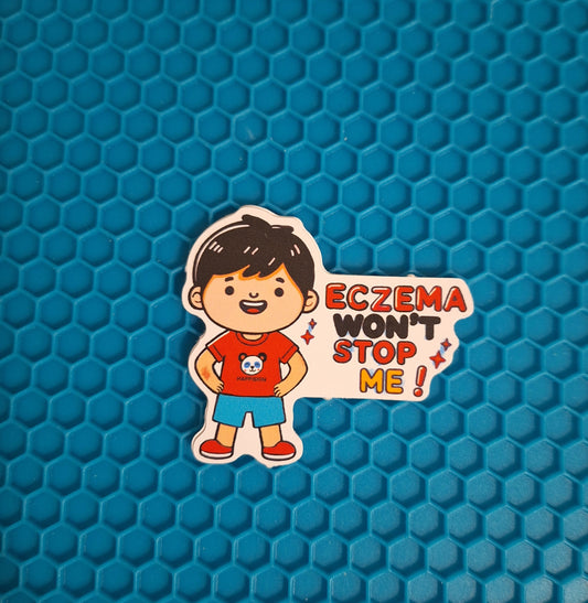 Eczema Wont Stop Me Sticker